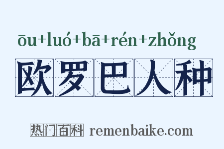 欧罗巴人种是什么意思的图片
